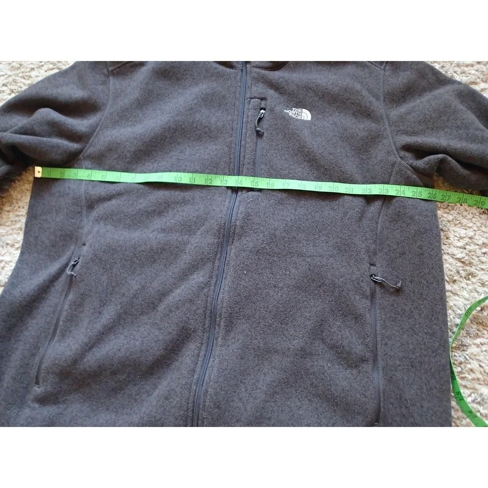 The North Face Gordon Lyons Jacket Mens XXL Gray Excellent‎ Full Zip Fleece